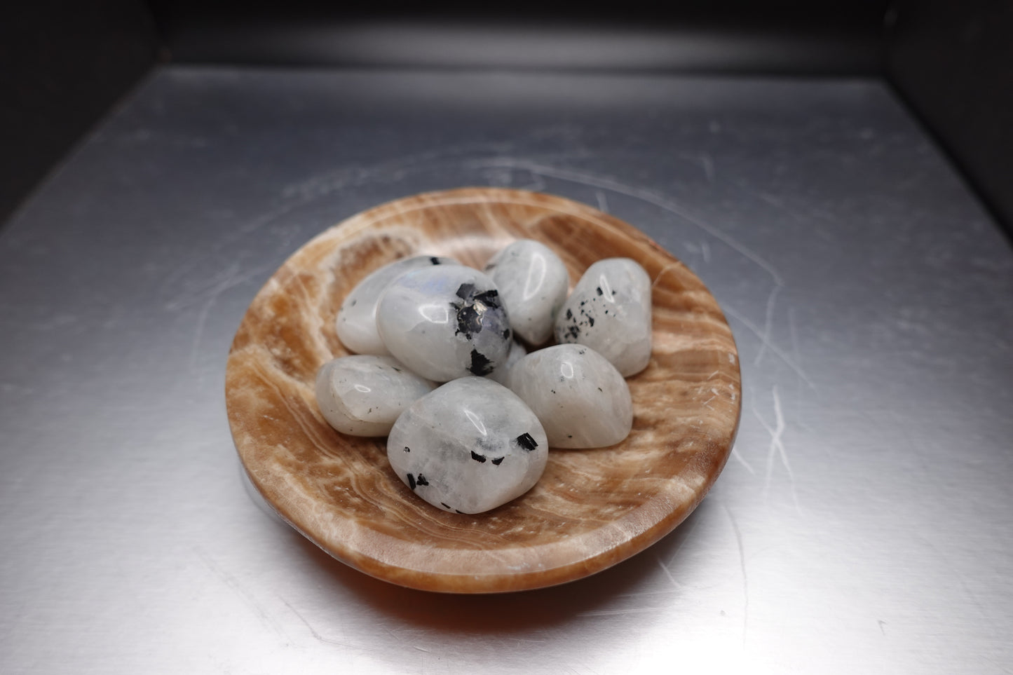 Tourmalinated Quartz Tumble Stone